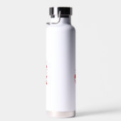 Bouteille D'eau Rose Madder, design floral Thunderbird (Plage)