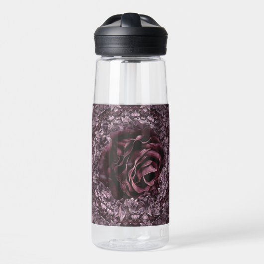 Bouteille D'eau Rose Mandala (Avant)