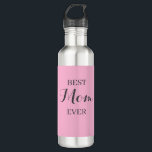 Bouteille d'eau rose personnalisée Nom ou texte pe<br><div class="desc">Restez hydraté avec style avec cette bouteille d'eau rose personnalisée. Ajoutez votre nom, une citation préférée ou un message amusant pour créer un accessoire unique et pratique. Parfait pour la salle de sport, le yoga, le randonnée ou l'usage quotidien, cette bouteille d'eau est un cadeau idéal pour vous-même ou pour...</div>