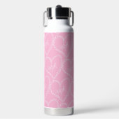 Bouteille d'eau rose pour la Saint-Valentin en for (Salle de sport)