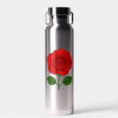 Bouteille d'eau Rose Rouge (Avant)