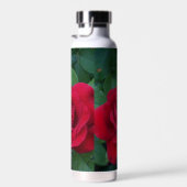 Bouteille D'eau Rose rouge de près (Plage)