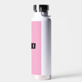 BOUTEILLE D'EAU ROSE SUR MESURE (Gauche)