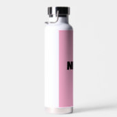 BOUTEILLE D'EAU ROSE SUR MESURE (Plage)