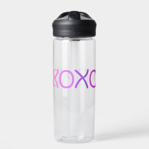 Bouteille D'eau Rose, violet et lavande Xoxo charmant