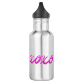 Bouteille D'eau rose xoxo (Gauche)
