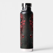 Bouteille D'eau Roses rouges gothiques Saint-Valentin (Plage)
