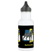 Bouteille D'eau Rottweiler Chien pour animaux de compagnie Silhoue (Droite)