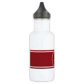 Bouteille D'eau Rouge et blanc élégant (Gauche)