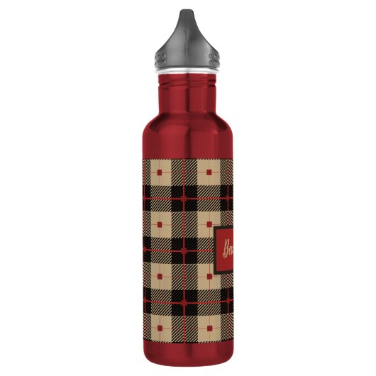 Bouteille D'eau Rouge et Brown (Gauche)