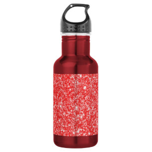 Bouteille D'eau Rouge parties scintillant
