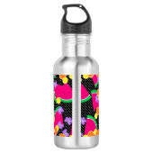 Bouteille D'eau Rouge pastèque Lémons jaunes Tropical (Dos)