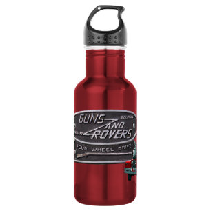 Bouteille D'eau Rouge Rover d'armes à feu et de vagabonds