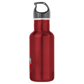 Bouteille D'eau Rouge Rover d'armes à feu et de vagabonds (Dos)