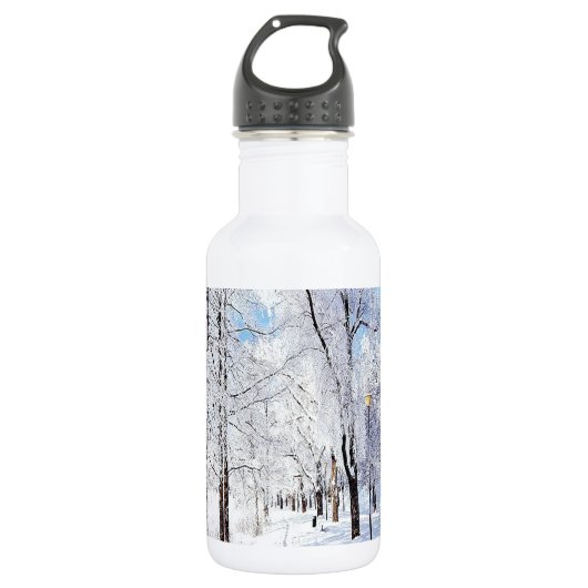 Bouteille D'eau Route de neige (Devant)