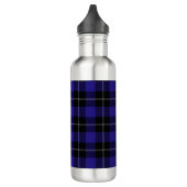 Bouteille D'eau Royal Blue Black Plaid (Gauche)