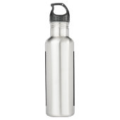 Bouteille D'eau "Royal NMKY Emblem – Monogram M Crest Design" (Dos)