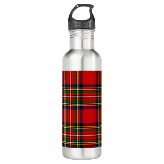 Bouteille D'eau Royal Stewart Clan Tartan Plaid (Devant)