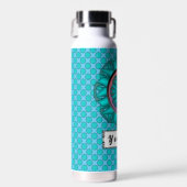 Bouteille D'eau Ruban bleu clair/Turquoise par Kenneth Yoncich (Avant)