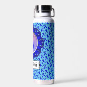 Bouteille D'eau Ruban Blue Standard par Kenneth Yoncich (Arrière)