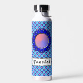 Bouteille D'eau Ruban de disque bleu par Kenneth Yoncich (Gauche)