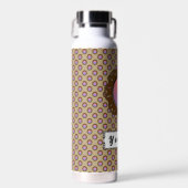 Bouteille D'eau Ruban de disque Brown par Kenneth Yoncich (Avant)