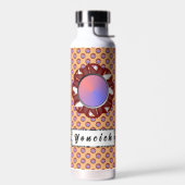 Bouteille D'eau Ruban de disque de Bourgogne et d'Ivoire par Kenne (Gauche)
