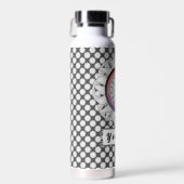 Bouteille D'eau Ruban de fleurs blanches par Kenneth Yoncich (Avant)
