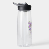 Bouteille D'eau Ruban de rose violet 70e anniversaire (Droite)