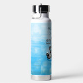 Bouteille D'eau Ruban de sensibilisation EDS et Zebra (Évier)