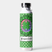 Bouteille D'eau Ruban de trèfle vert par Kenneth Yoncich (Gauche)