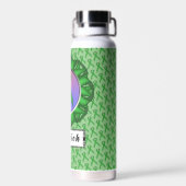 Bouteille D'eau Ruban Green Standard par Kenneth Yoncich (Arrière)