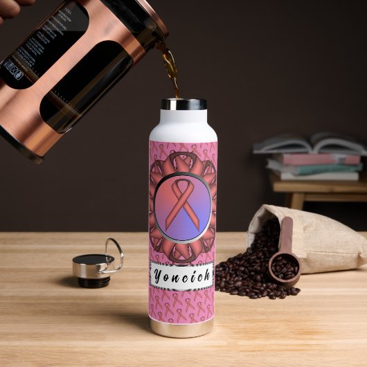 Bouteille D'eau Ruban rose standard par Kenneth Yoncich (Gym)