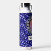 Bouteille D'eau Ruban standard gris par Kenneth Yoncich (Avant)