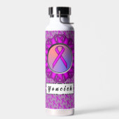 Bouteille D'eau Ruban standard violet par Kenneth Yoncich (Gauche)