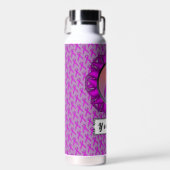 Bouteille D'eau Ruban standard violet par Kenneth Yoncich (Avant)