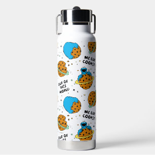 Bouteille D'eau Rue Sésame   Monstre de cookies hors de ce monde