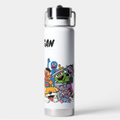 Bouteille D'eau Rue Sésame | Pâtes sésame | Ajouter Votre Nom (Arrière)