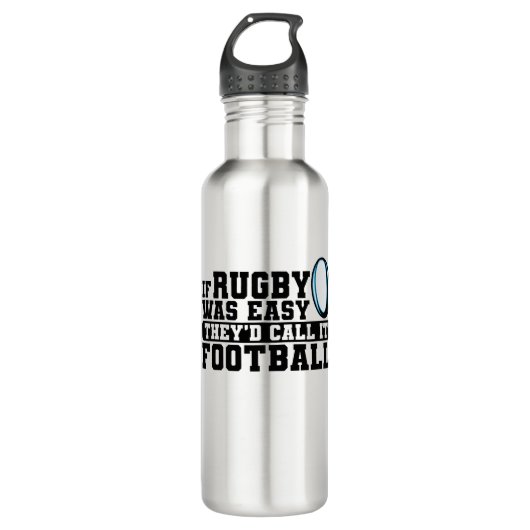 Bouteille D'eau Rugby au football (Devant)