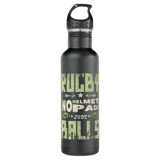 Bouteille D'eau Rugby Balls (Devant)