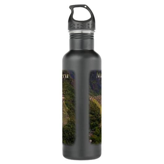 Bouteille D'eau Ruines de Machu Picchu, Pérou (Dos)