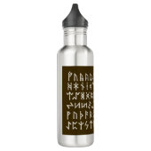Bouteille D'eau Runes Futhark Ancien (Gauche)