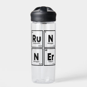 Bouteille D'eau Runner Table Périodique Marathon Runners Science