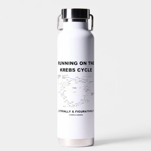 Bouteille D'eau Running On The Krebs Cycle Biochemistry Geek Humou