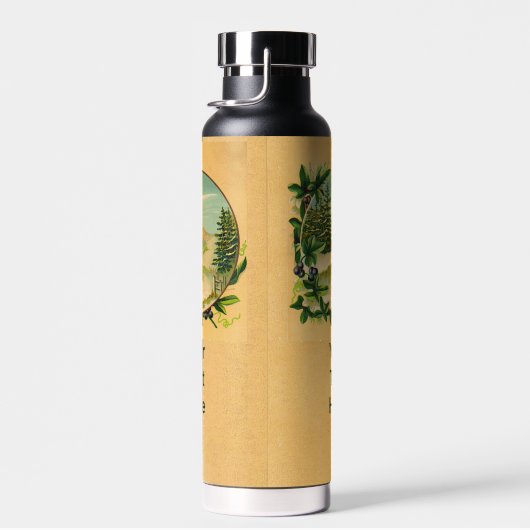 Bouteille D'eau Rustic Mountain Scene (Plage)