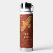 Bouteille D'eau Rustic Raven On Inner Birch Bark (Arrière)