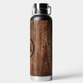 Bouteille D'eau Rustic wood personalized thermal tumbler (Plage)