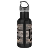 Bouteille D'eau rustique chic SIMPLY BLESSEE en écriture | (Dos)