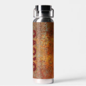 Bouteille D'eau Rusty, Verdigris, Grunge Steampunk (Arrière)