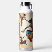 Bouteille D'eau "Rythme et or" (Avant)